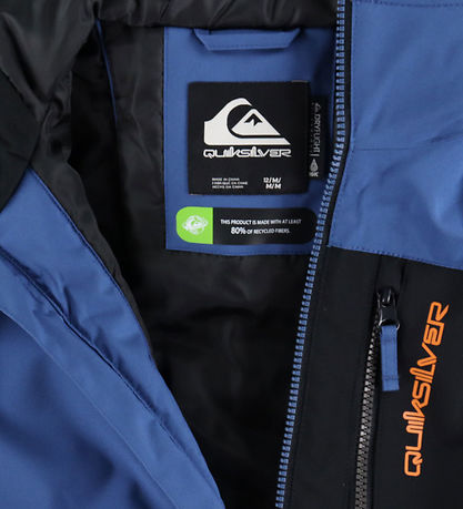 Veste d'Hiver Quiksilver - Page atteinte Solid - Vrai Marine Veste d'Hiver Quiksilver - Page atteinte Solid - Vrai Marine