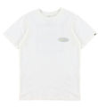Quiksilver T-shirt - Evo Border Lines - Snow White Quiksilver T-shirt - Evo Border Lines - Snow White