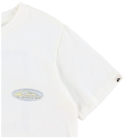 T-Shirt Quiksilver - Lignes de bordure Evo - Blanc comme neige T-Shirt Quiksilver - Lignes de bordure Evo - Blanc comme neige