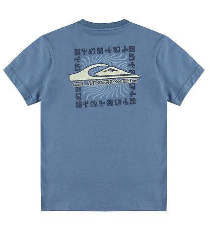 T-Shirt Quiksilver - Lignes de bordure Evo - China Blue T-Shirt Quiksilver - Lignes de bordure Evo - China Blue