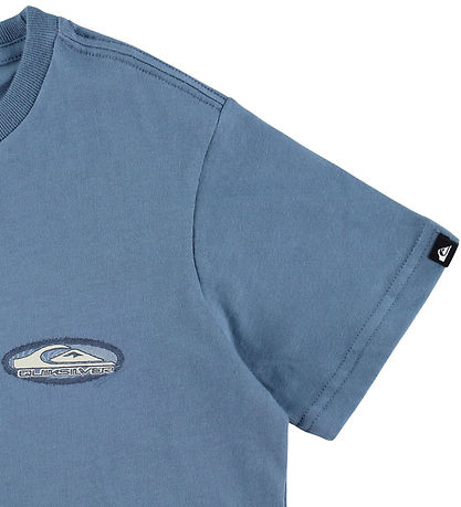T-Shirt Quiksilver - Lignes de bordure Evo - China Blue T-Shirt Quiksilver - Lignes de bordure Evo - China Blue