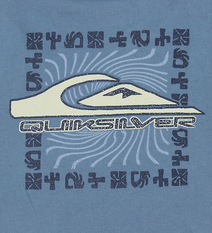 T-Shirt Quiksilver - Lignes de bordure Evo - China Blue T-Shirt Quiksilver - Lignes de bordure Evo - China Blue