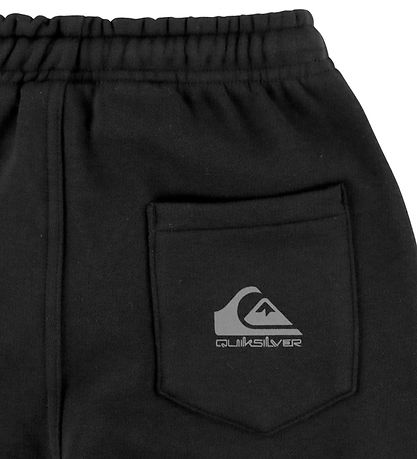 Quiksilver Sweatpants - Graphic Jogger - Black