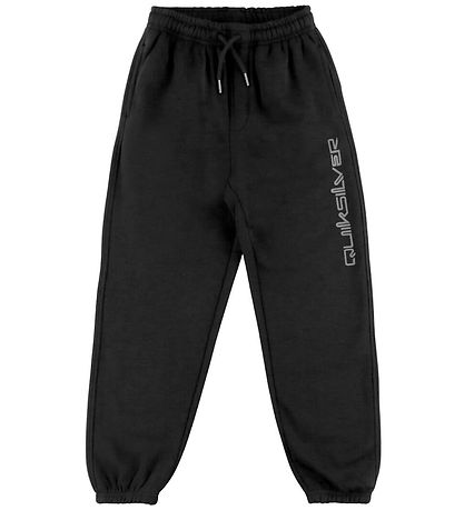 Quiksilver Sweatpants - Graphic Jogger - Black