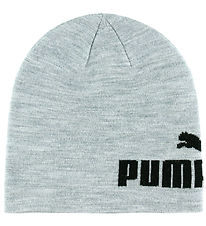 Puma Beanie - Knitted - Ace Mid Crown - Light Gray Heather/Puma 
