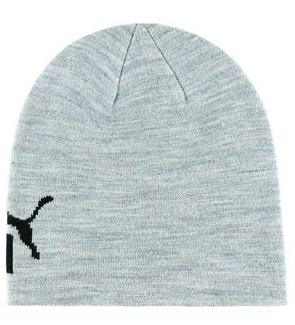 Puma Mütze - Strick - Ass Mid Krone - Light Grau Heather/Puma Bl Puma Mütze - Strick - Ass Mid Krone - Light Grau Heather/Puma Bl