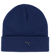 Puma Beanie - Knitted - Metal Puma CAT - Puma Navy