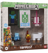 Minecraft Toy Figurine - 3D - 6-Pack