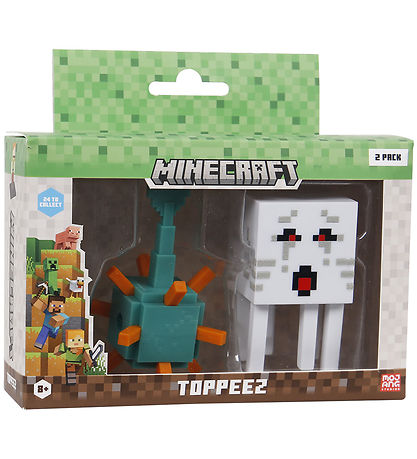 Minecraft Toy Figurine - 3D - 2-Pack - Guardian/Ghast