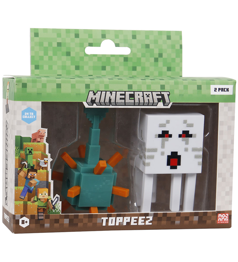 Minecraft Spielfiguren - 3D - 2er-Pack - Wächter/Ghast - Minecraft - One Size - Spielzeugfiguren