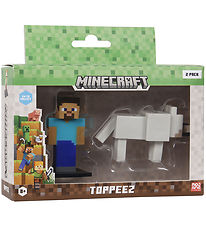 Minecraft Toy Figurine - 3D - 2-Pack - Steve/Dennis