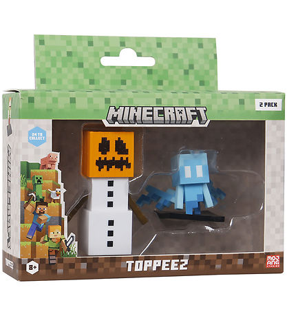 Minecraft Toy Figurine - 3D - 2-Pack - Snow Golem/Allay