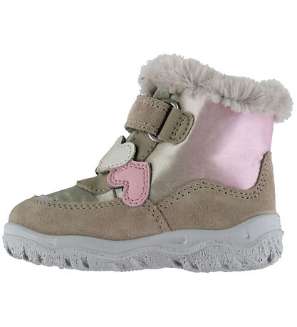Superfit Vinterkängor - Tex - Beige/Rosa