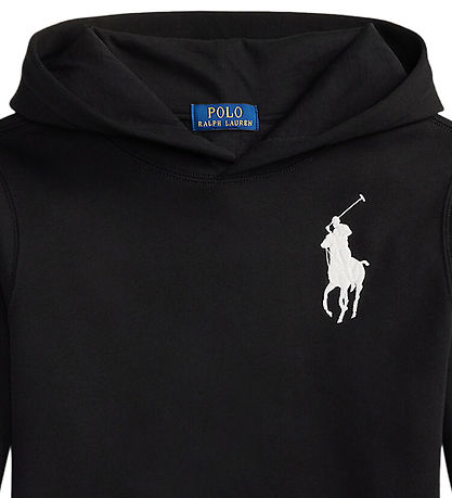 Polo Ralph Lauren Hoodie - Black w. White