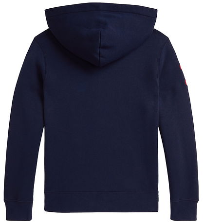 Polo Ralph Lauren Hoodie - Refined Navy w. Red