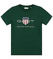 T-Shirt GANT - Tartan Green av. Logo T-Shirt GANT - Tartan Green av. Logo