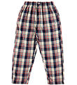 GANT Night Trousers - Checked - Ruby Red