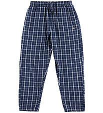 GANT Night Trousers - Checked - Persian Blue