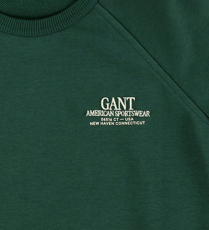GANT Sweatshirt - Grafik - Tartan Green