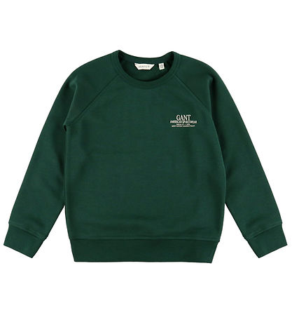 GANT Sweatshirt - Grafik - Tartan Green