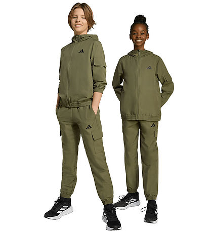 adidas Performance Tracksuit - J WV CRG - Olistr/White