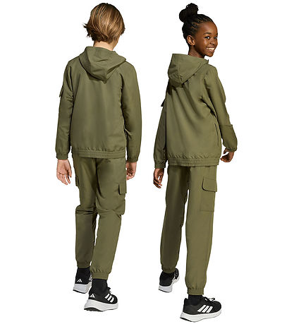 adidas Performance Tracksuit - J WV CRG - Olistr/White