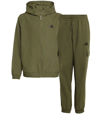 adidas Performance Tracksuit - J WV CRG - Olistr/White