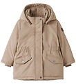 Name It Winter Coat - Parka - NmfMarlow - Silver Mink