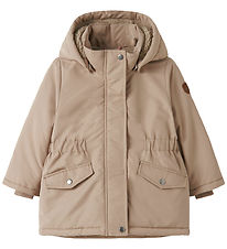 Name It Winterjacke - Parka - NmfMarlow - Silbernerz