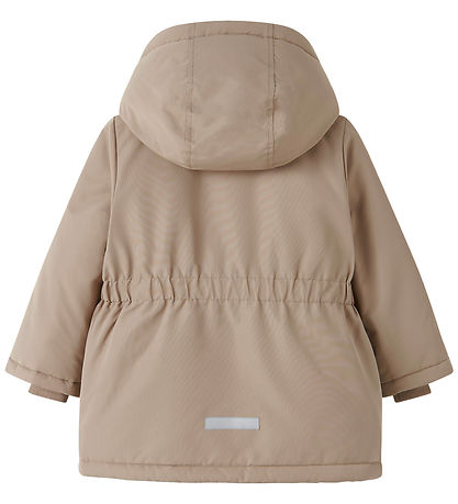 Name It Winter Coat - Parka - NmfMarlow - Silver Mink