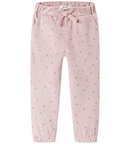 Name It Hosen - Velours - NmfNorah - Brüniert Lilac