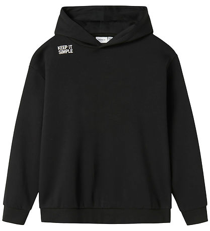 Sweat à Capuche Name It - NkmBronx - Black Sweat à Capuche Name It - NkmBronx - Black