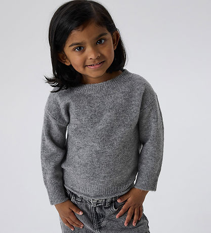 Blouse Name It - Tricoté - NmfOriane - Grey Melange Blouse Name It - Tricoté - NmfOriane - Grey Melange