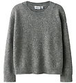 Name It Blouse - Knitted - NkfOriane - Grey Melange Name It Blouse - Knitted - NkfOriane - Grey Melange
