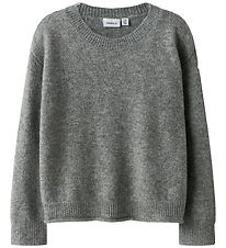 Name It Blouse - Knitted - NkfOriane - Grey Melange