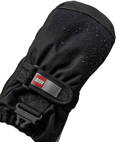 LEGO® Wear Mittens - LWAripo 703 - Black w. Zipper