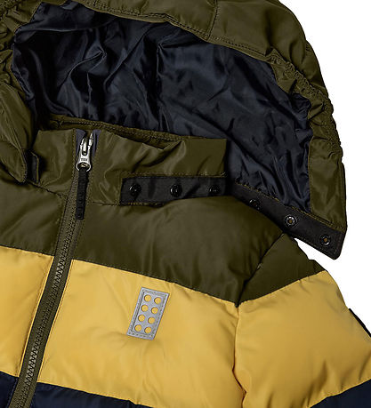 LEGO® Wear Puffer Jacket - LWJipe 705 - Yellow/Navy/Army
