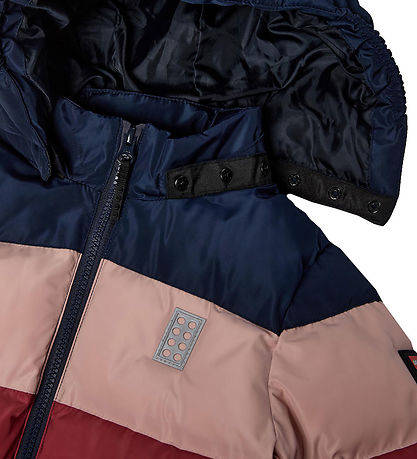 LEGO® Wear Puffer Jacket - LWJipe 705 - Navy/Dark Rose/Rose/