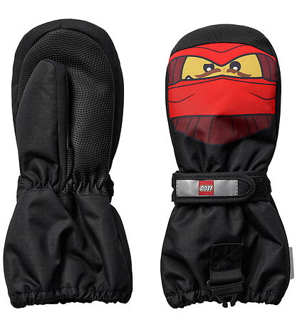 LEGO® Wear Ninjago Mittens - LWAgan 805 - Black/Kai