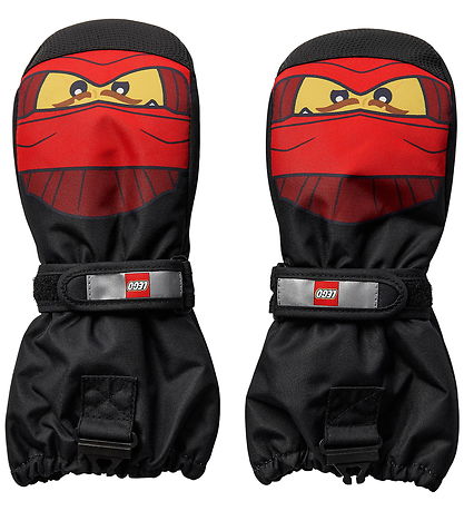 LEGO® Wear Ninjago Mittens - LWAgan 805 - Black/Kai