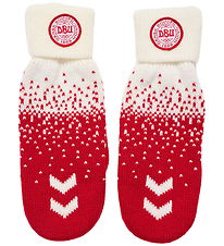 Hummel Mittens - Knitted - hmlDBU Fan XMAS - Tango Red Hummel Mittens - Knitted - hmlDBU Fan XMAS - Tango Red