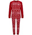 Hummel Schlafanzug - hmlDBU Fan Weihnachtspyjamas - Tango Red