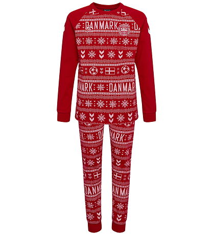 Hummel Schlafanzug - hmlDBU Fan Weihnachtspyjamas - Tango Red