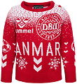 Hummel Blouse - Knitted - hmlDBU Fan XMAS - Tango Red