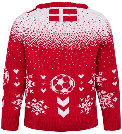 Hummel Blouse - Knitted - hmlDBU Fan XMAS - Tango Red