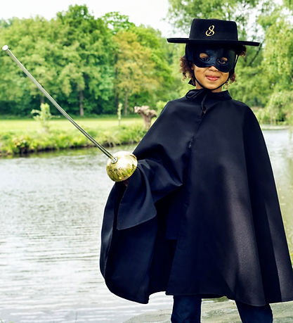 Déguisement Souza - Zorro - Noir Déguisement Souza - Zorro - Noir