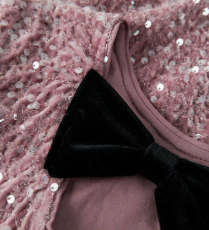 Blouse Name It - NkfRusitta - Souvenir Lilac/Black Bow Blouse Name It - NkfRusitta - Souvenir Lilac/Black Bow