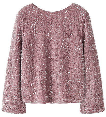 Blouse Name It - NkfRusitta - Souvenir Lilac/Black Bow Blouse Name It - NkfRusitta - Souvenir Lilac/Black Bow