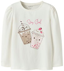 Name It Bluse - NmfOllia - Coconut Milch