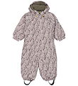 Mikk-Line Snowsuit - AOP - Floral - Cloud Gray